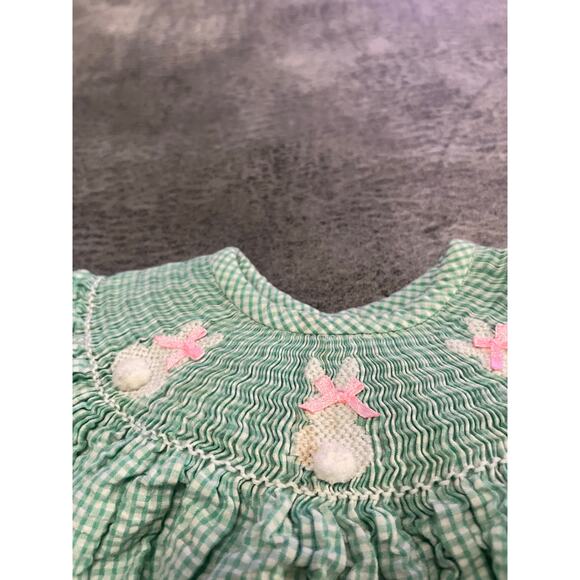 Stellybelly Smocked Bunny One Pi50 - Picture 7 of 8